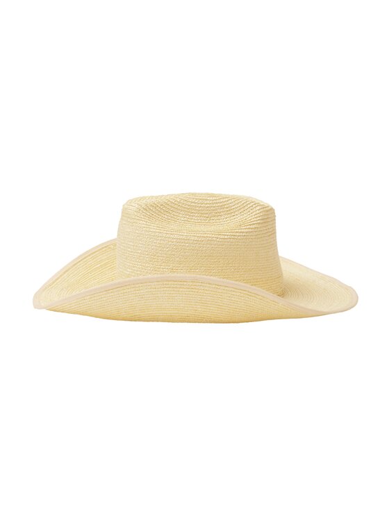 Paris+Hendzel Paris+Hendzel Kapelusz Off White Cowboy Hat Small Brim Beżowy