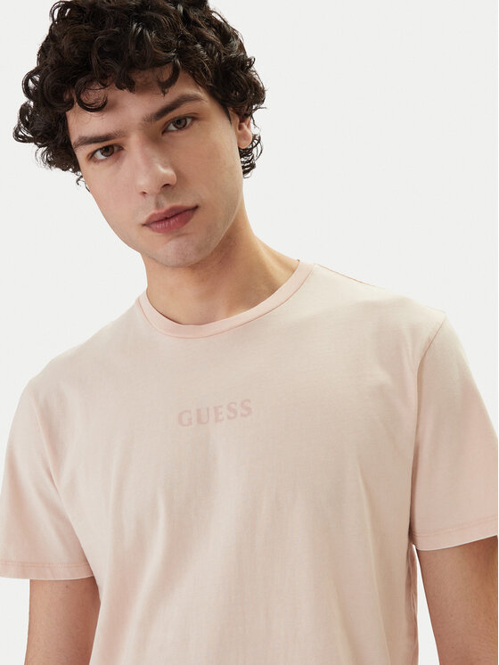 Guess Guess Póló M6GI27 K3249 Rózsaszín Regular Fit
