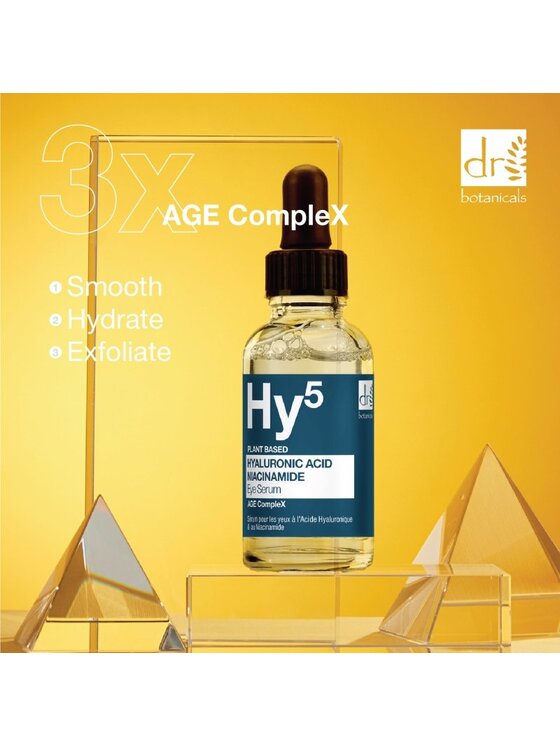 Dr Botanicals Dr Botanicals Serum do oczu z kwasem hialuronowym i niacynamidem, 15 ml Serum