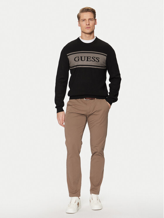 Guess Guess Džemper M5RR13 Z3KK2 Crna Regular Fit