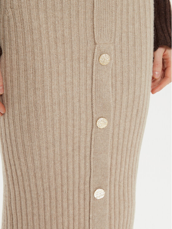 ViCOLO ViCOLO Gonna midi 55017S Beige Regular Fit