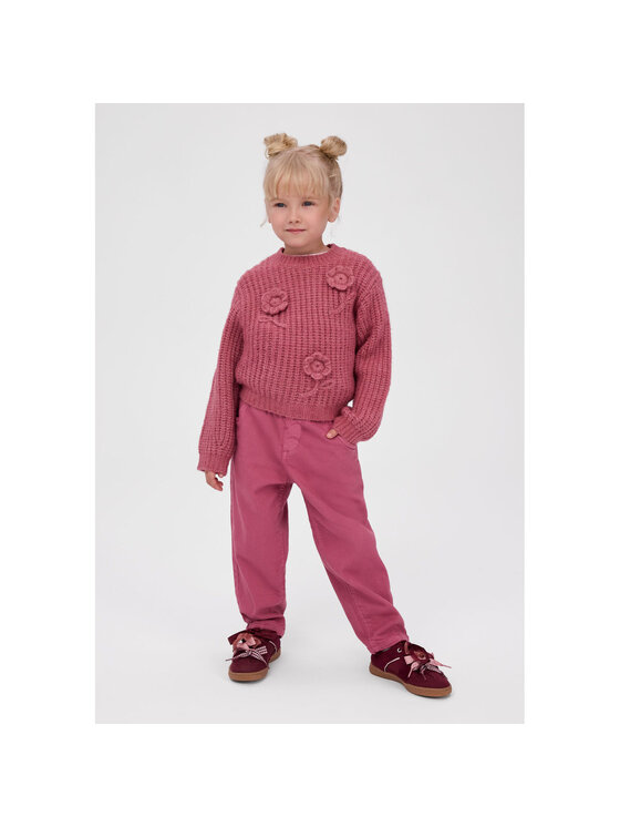 minoti minoti Spodnie materiałowe 32PANT100 Różowy Regular Fit