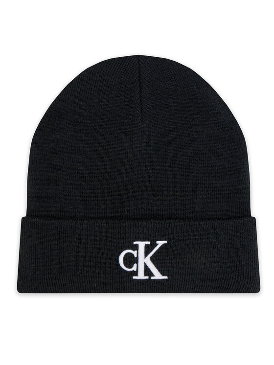 Calvin Klein Jeans Cepure Monogram Embro Beanie K50K512145 Melns