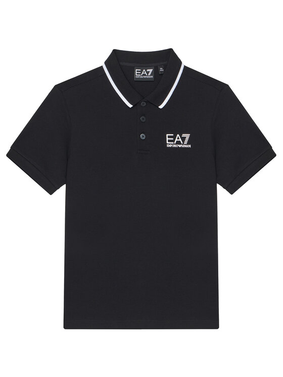 EA7 Emporio Armani Polokošeľa 7B000023 AF12901 UC001 Čierna Regular Fit