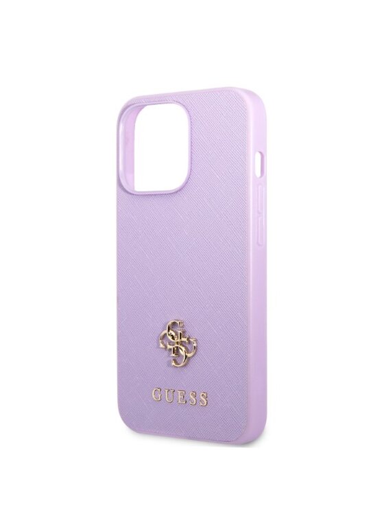 Guess Guess Etui na telefon iPhone 13 Pro Max Fioletowy