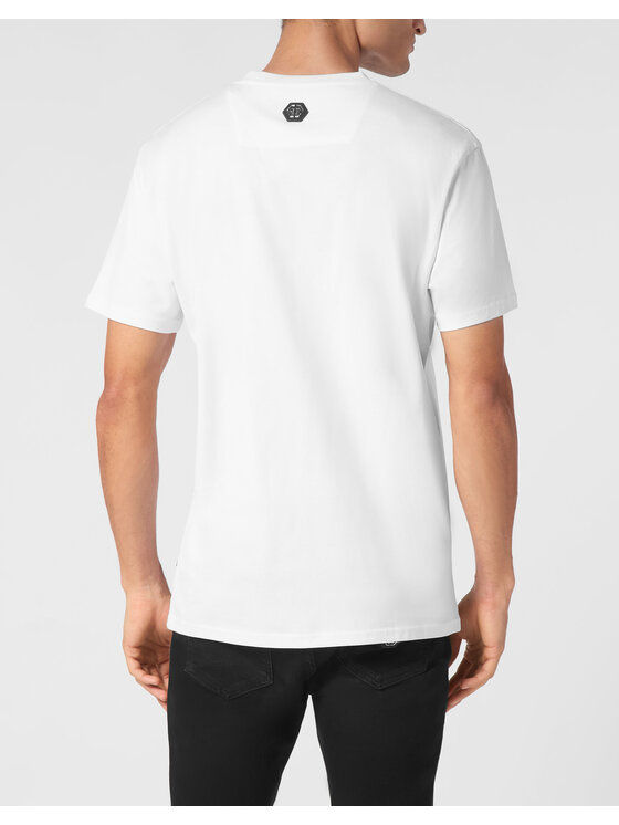 PHILIPP PLEIN PHILIPP PLEIN T-Shirt 22613 Biały Regular Fit