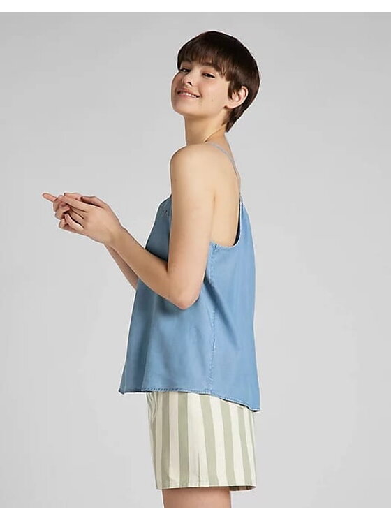 Lee Lee Blusa CAMI Blu Regular Fit