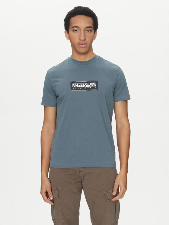 Napapijri Napapijri T-krekls S-box Logo NP0A4I3L Zaļš Regular Fit