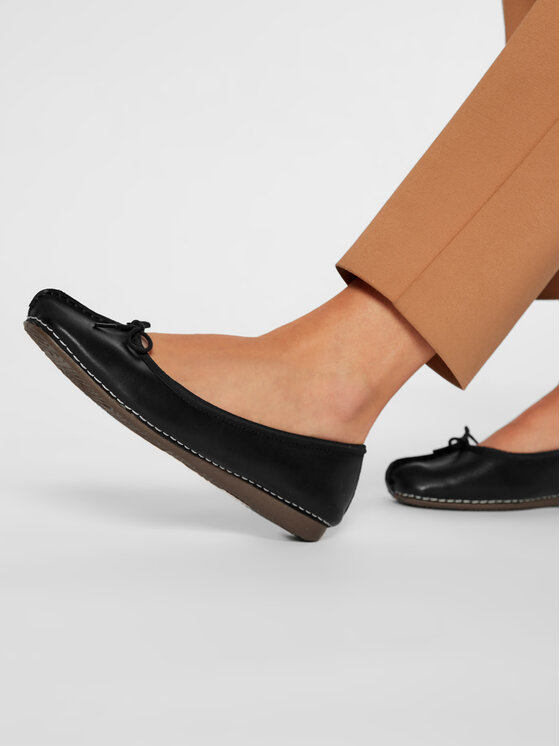Clarks Clarks Baleríny Freckle Ice 203529294 Černá