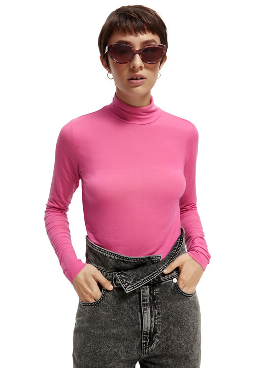 Scotch & Soda Scotch & Soda Bluza 168850 Roza Slim Fit