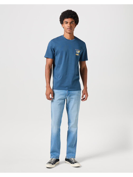 Wrangler Wrangler Jeansy GREENSBORO Niebieski Regular Fit