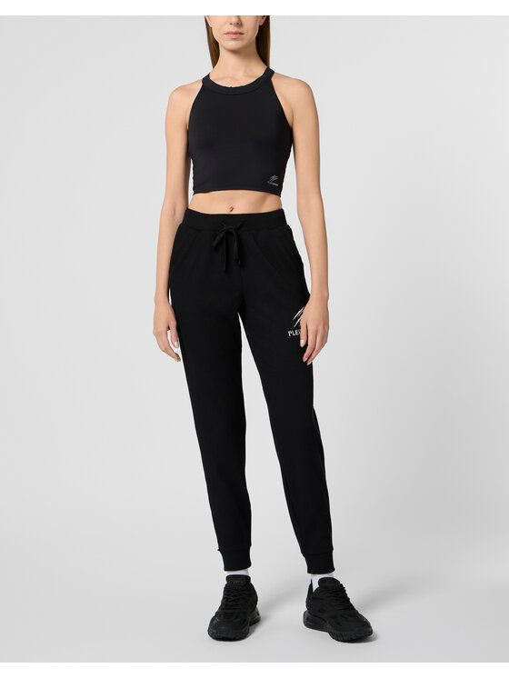 Plein Sport Plein Sport Spodnie dresowe 29106 Czarny Jogger Fit