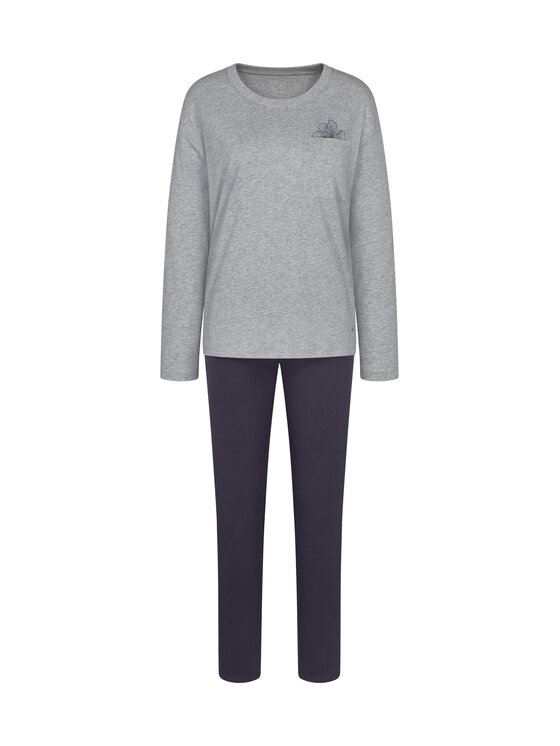 Triumph Triumph Πιτζάμα 10225065 Γκρι Regular Fit
