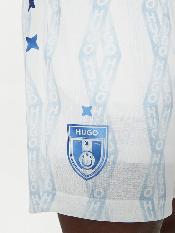 HUGO HUGO Szorty kąpielowe Niteam 50536102 Biały Regular Fit