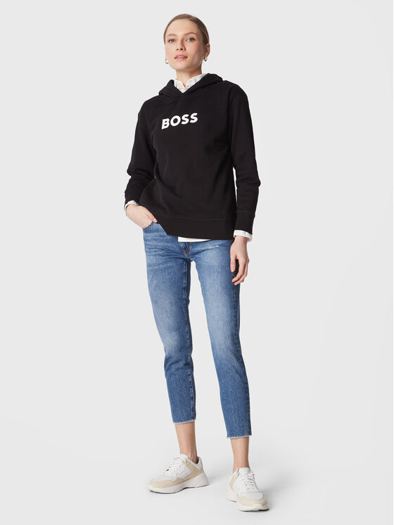Felpa C_Edelight_1 50468367 Nero Relaxed Fit