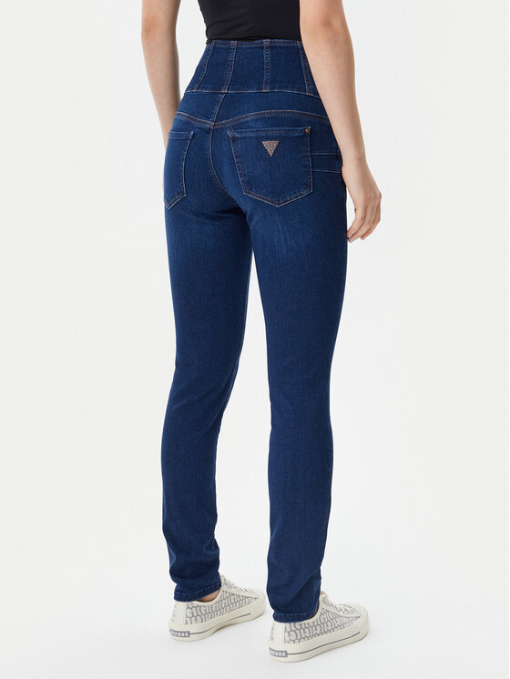 Guess Guess Τζιν W5RA1F D5L91 Σκούρο μπλε Straight Leg