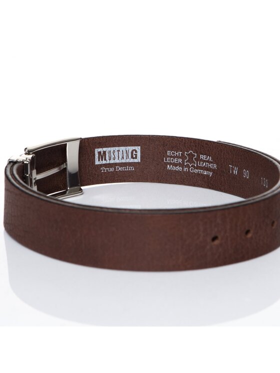 Mustang Mustang Pasek Męski BELT Brązowy