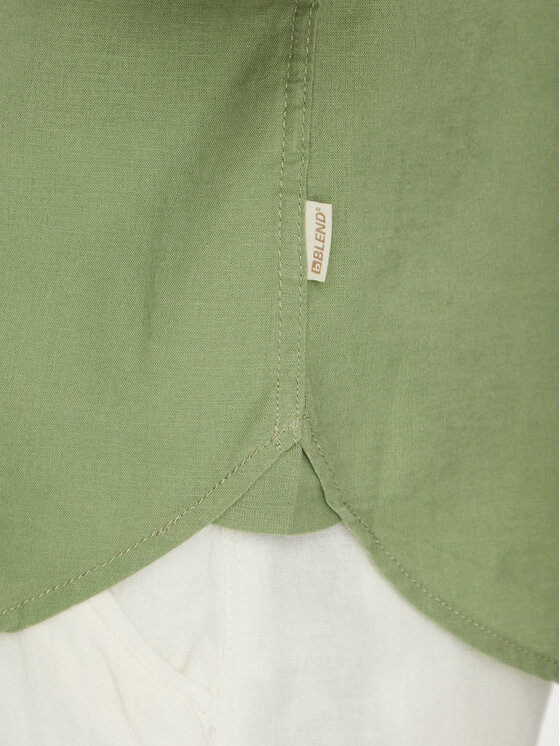 Blend Blend Košile 20718401 Zelená Regular Fit