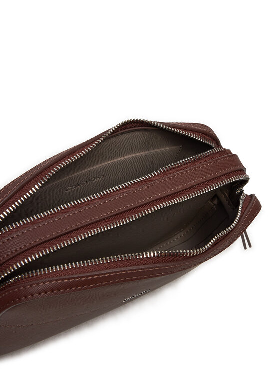Calvin Klein Calvin Klein Ročna torba Ck Business Camera Bag_Saffiano K60K612571 Rjava