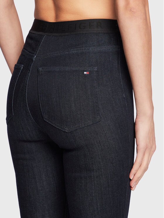 Tommy Hilfiger Jeggings Sady WW0WW36237 Dunkelblau Skinny Fit Modivo