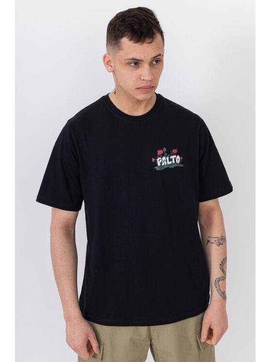 Palto Palto T-Shirt Oppio Czarny Relaxed Fit