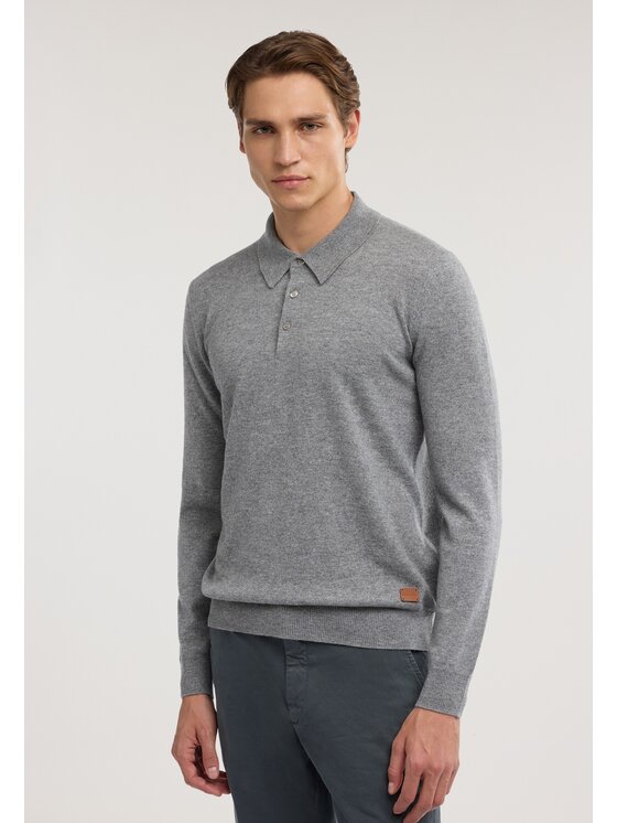 Trussardi Trussardi Kardigan M1038000163N0M3 Szary Regular Fit