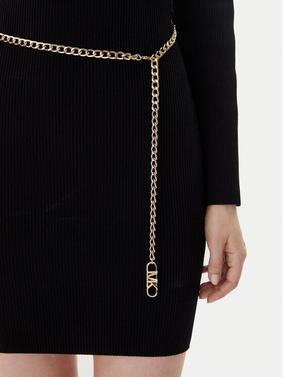 MICHAEL Michael Kors MICHAEL Michael Kors Strickkleid MF583C633D Schwarz Regular Fit