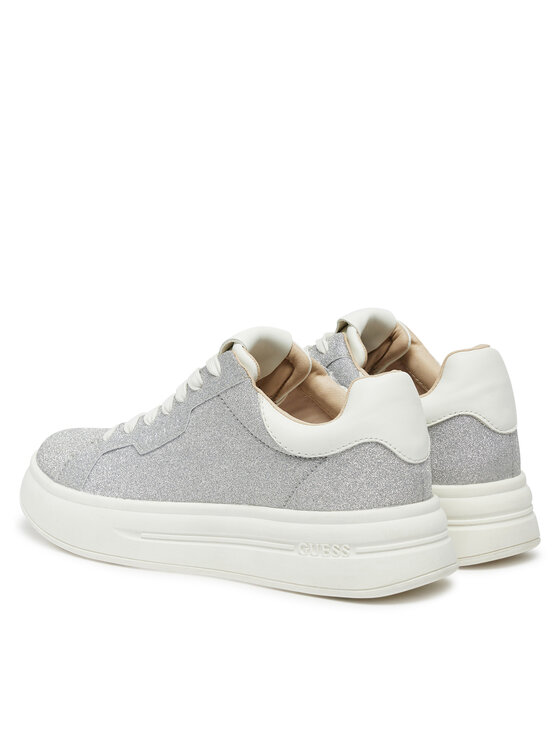 Guess Guess Sneakersy FLPWIN LEL12 Srebrny
