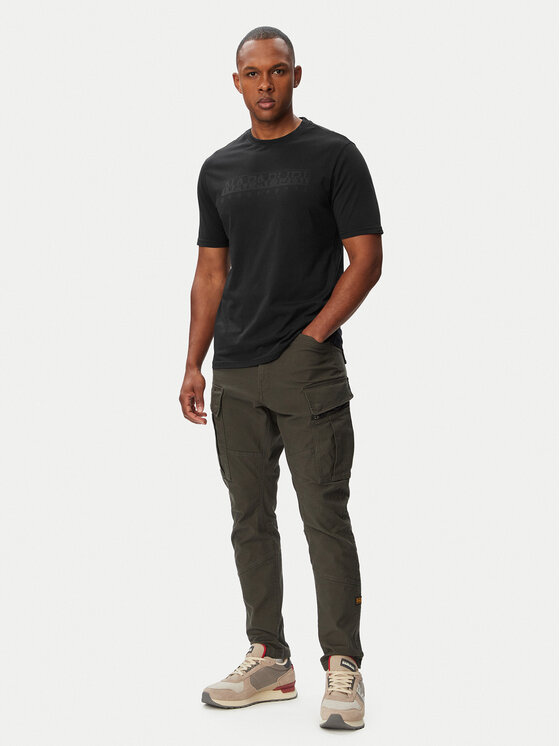 Napapijri Napapijri T-Shirt S-Bollo SS 3 NP0A8BAF Μαύρο Regular Fit