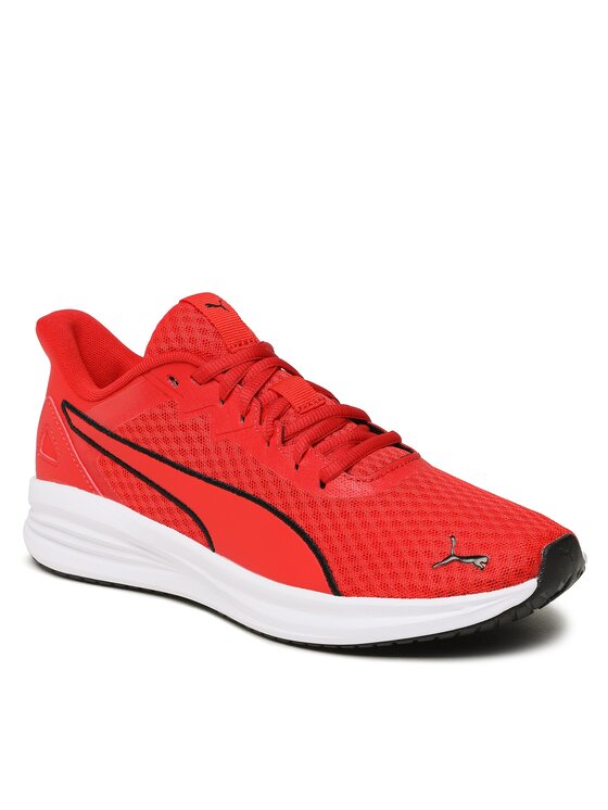 Puma red hotsell training shoes