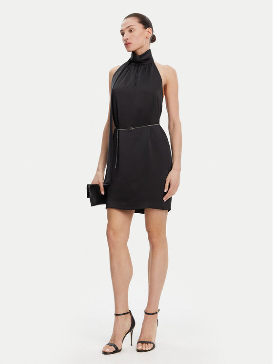 HUGO HUGO Rochie cocktail Kinema-1 50536440 Negru Slim Fit