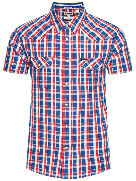 Wrangler Wrangler Koszula Western W5J04MX50 112130142 Kolorowy Regular Fit