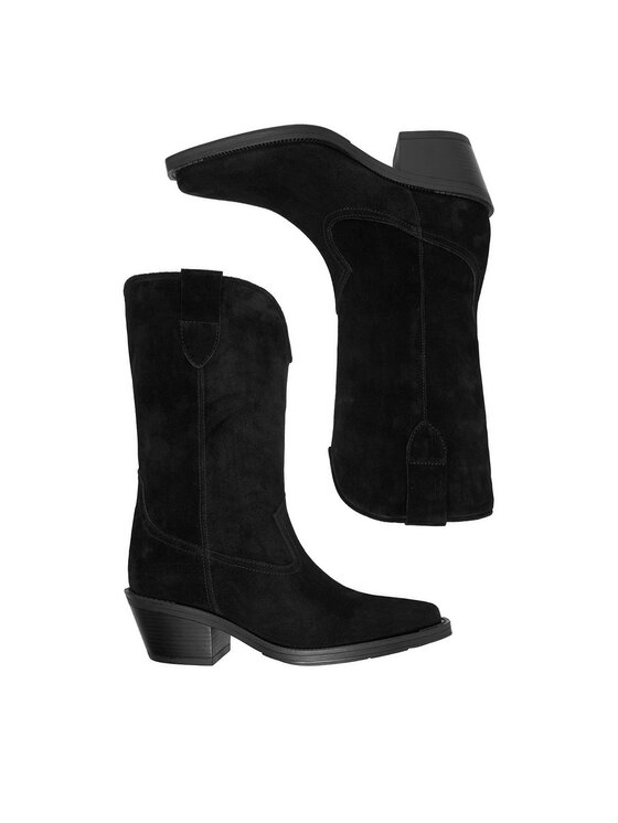 Badura Badura Каубойски обувки EO-CAMILA-5031 Черен