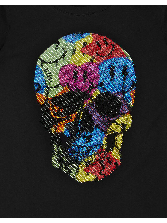PHILIPP PLEIN PHILIPP PLEIN T-Shirt 27817 Czarny Regular Fit