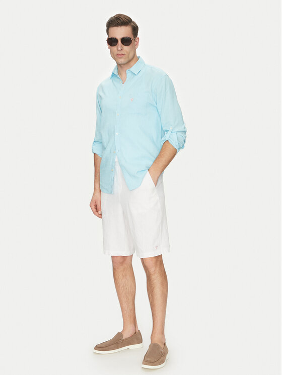 Guess Guess Košeľa F4GH00 WG3L0 Modrá Regular Fit