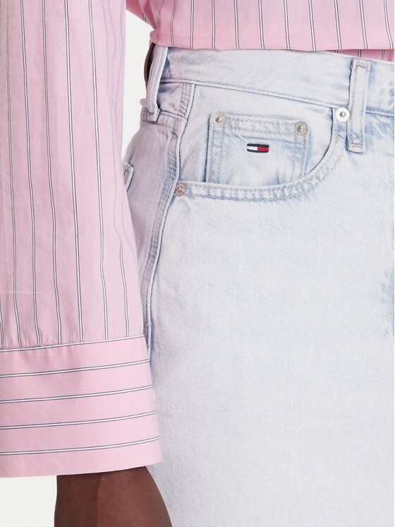 Tommy Jeans Tommy Jeans Spódnica jeansowa Claire DW0DW21069 Niebieski Regular Fit