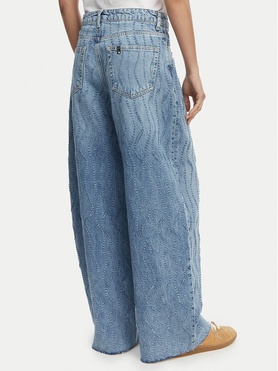 Liu Jo Liu Jo Jeansy UA6195 D0316 Niebieski Wide Leg