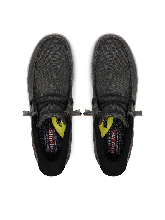 Skechers Skechers Мокасини Melson-Coronado 210959/BKGY Черен