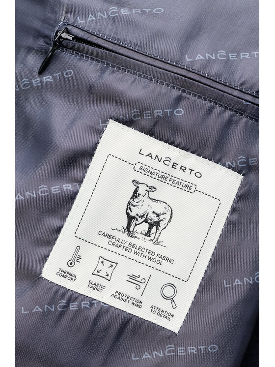 Lancerto Lancerto Płaszcz zimowy Fagernes KU073226000010 Granatowy Regular Fit