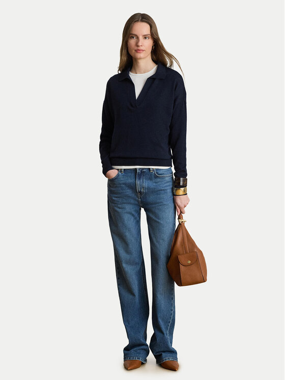 LAUREN RALPH LAUREN LAUREN RALPH LAUREN Sveter 200P14056003 Tmavomodrá Regular Fit