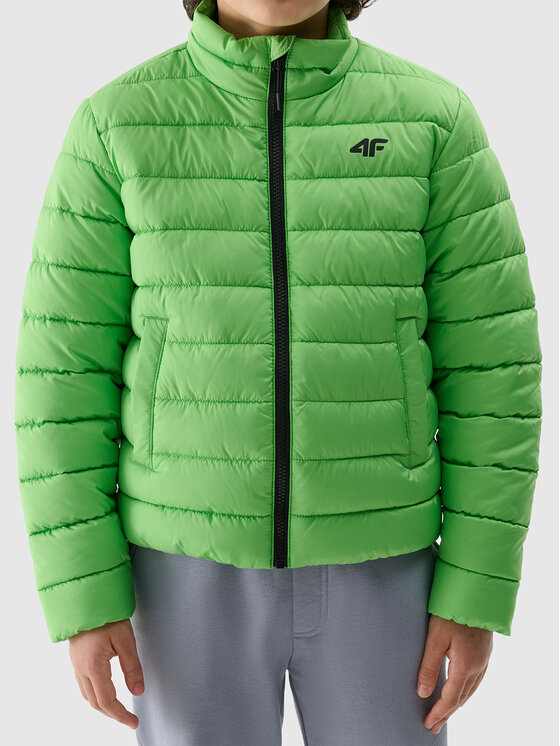 4F 4F Kurtka puchowa 4FJWSS25TDJAM520-45S Zielony Regular Fit