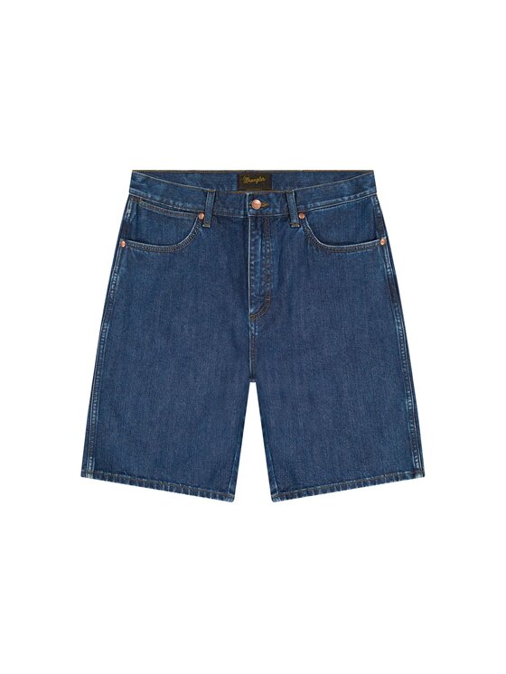Wrangler Wrangler Szorty jeansowe Cowboy Shorts Niebieski Straight Fit