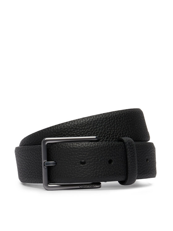 Calvin Klein Opasok Warmth Buckle Pebble 35Mm Fixed LV04D7062G Čierna