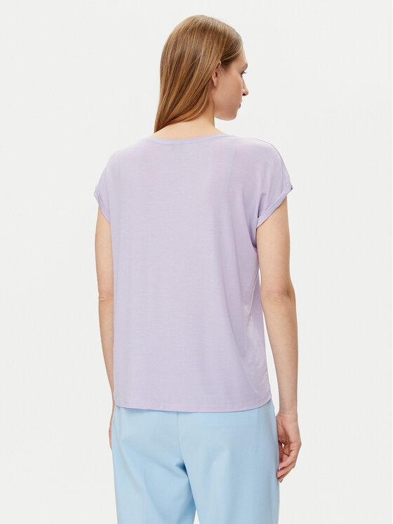 Vero Moda Vero Moda T-Shirt Ava 10284468 Fioletowy Regular Fit