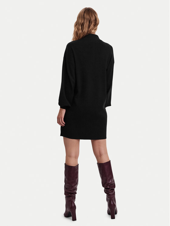 Vero Moda Vero Moda Kootud kleit Nancy 10249116 Must Relaxed Fit