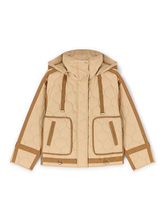 Motivi Motivi Giubbotto piumino F102W000083N002 Écru Regular Fit