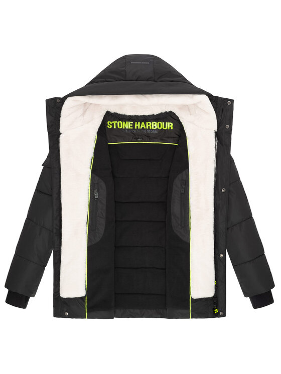 Stone Harbour Stone Harbour Kurtka zimowa Lauroo Czarny Regular Fit