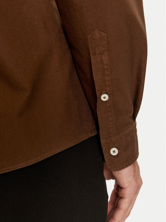 BOSS BOSS Marškiniai H-Roan 50521996 Ruda Slim Fit