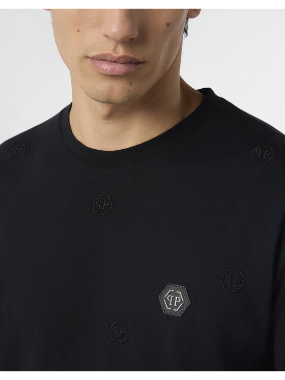 PHILIPP PLEIN PHILIPP PLEIN Tričko 29695 Čierna Regular Fit