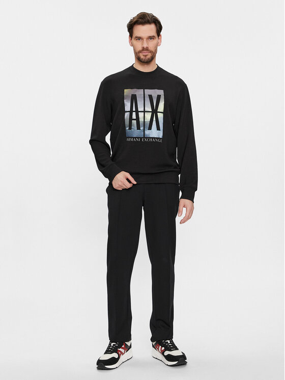 Armani Exchange Armani Exchange Felpa 3DZMJE ZJZDZ 1200 Nero Regular Fit